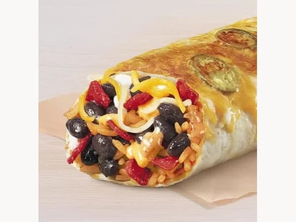 Taco Bell Black Bean Grilled Cheese Burrito