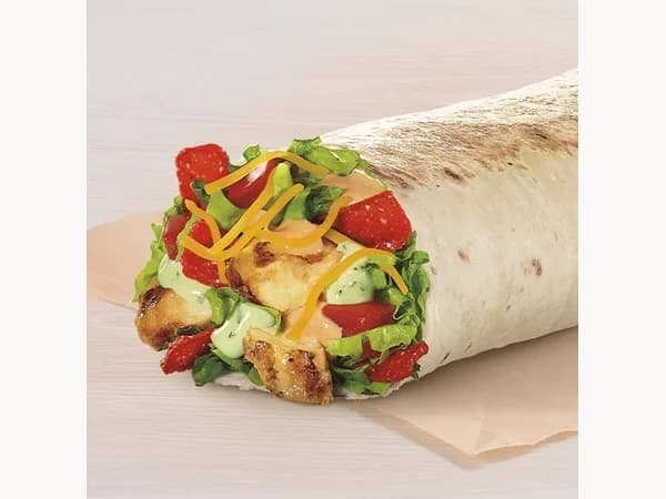 Taco Bell Crispy Chicken Burrito - Creamy Chipotle Sauce