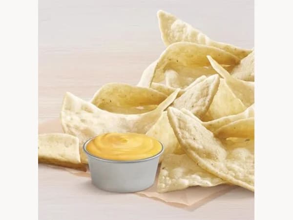 Taco Bell Chips and Nacho Cheese Sauce