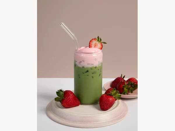 Strawberry Matcha Chiller